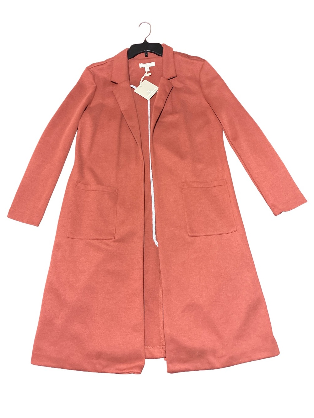 NWT, Jules & Leopold Long Sleeve Open Front Dress Coat, Size M